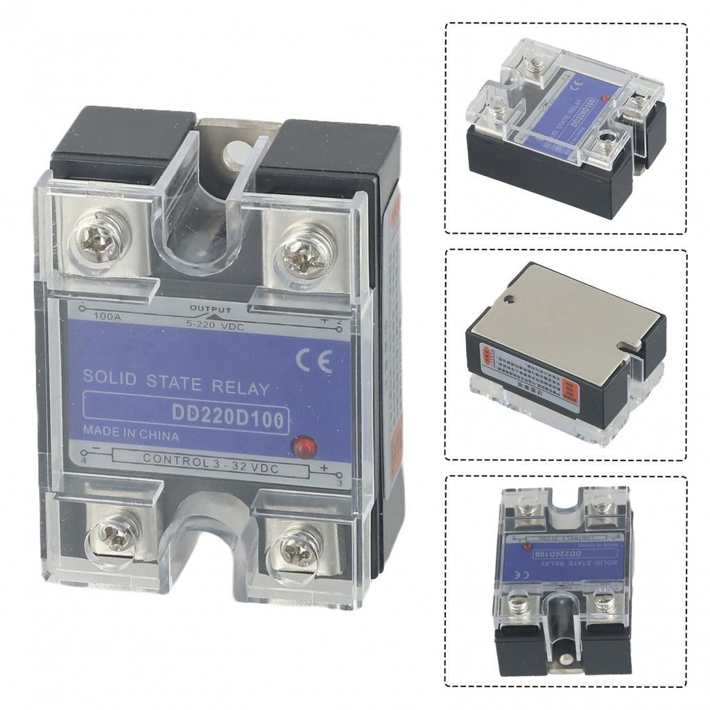 1.18x1.73x2.32in Solid State Relay 3-32V DC 30x44x59mm