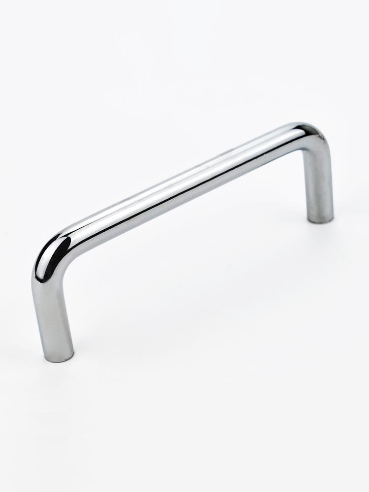 Maniglia a U per Armadio in Acciaio Inossidabile 304, Pomolo Rotondo in Acciaio al Carbonio Lucidato, disponibile nelle misure M3, M4, M5.