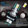Led Headlight Kit H7 200w 20000lm 6000k Super Bright Universal Durable Car Accessories Led Headlight Bulbs Fog Bulb
