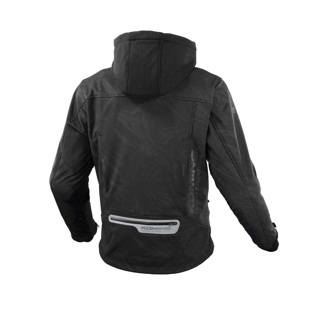 KOMINE 1133 Motorcycle Protective Softshell Winter for and CE Level 2 Stretch Black Size L JK-590 Jacket, Parka, Fall, Winter, Spring, Certified,