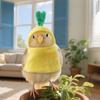 Yellow Birds Hoodies Parrot Cosplay Outfit Pineapple Shape Flight Suit for African Grey Parakeet Cockatiel Conure Budgie