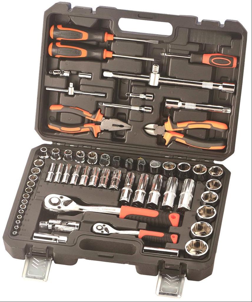 150-Piece Multi-Function Auto and Motorcycle Repair Tool Set with Socket Wrench Sleeve