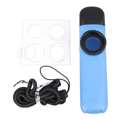 Kazoo Flet ABS Flet Instrument Dęty Muzyczny z Membraną do Gry Wykonania Niebieski