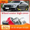CFO1 AMG W220 For AMG Benz 4pcs 75mm Black Red Raised Car Styling Wheel Center Cap For Mercedes Benz AMG A0004000900