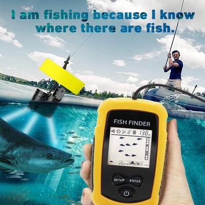 2025 New Portable Fish Finder Fishing Echo Sounder Ice Fishing Sonar Sounder Alarm Transducer Fishfinder 0.7-100m
