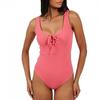 Womens/Ladies Lace Up Bodysuit