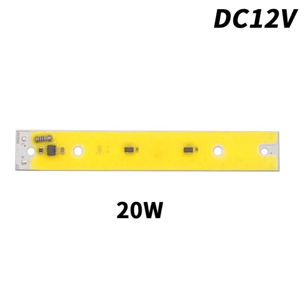 2xCOB Lamp Chip LED Bulb Smart IC Driver DIY Spotlight Floodlight Energy Saving Outdoor 10W 20W 30W 50W High Power 110V 220V 12V