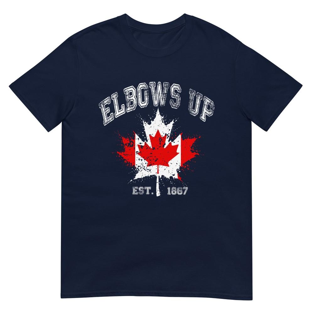 Elbows Up Canada Est 1867 Proud Canadian Strong Canada TShirt