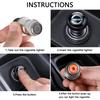 Car Styling Metal Windproof Cigarette Lighter Power Socket Plug Accessories For Volvo V40 V50 S40 S80 XC60 S90 XC90 S60 XC40 C40