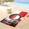 Feyenoord Print Strandtuch, Großes Weiches Schnelltrocknendes Handtuch für Strand Camping Schwimmen