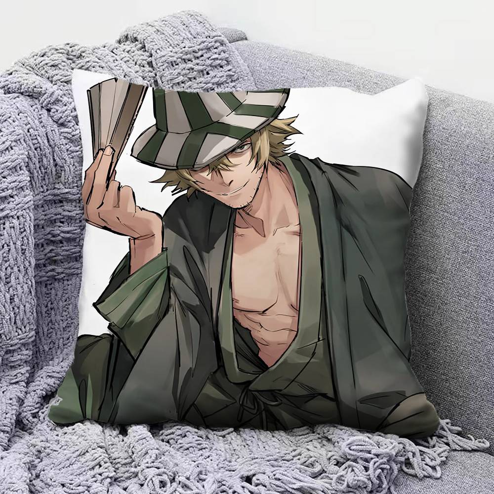 Urahara Kisuke BLEACH Anime Pillow Covers Home Sofa Cushion Covers and Aecorative Custom