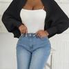 Women's Asymmetrical Shawl Knit Cardigan Open Front Loose Wrap Sweater Autumn Winter