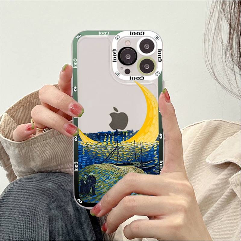 Van Gogh Oil Painting Phone Case for iPhone 11 12 13 Mini Pro Max 14 Pro Max Case shell