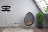 MODERN TRIPOD FLOOR LAMP CHROME LED LAMPSHADE