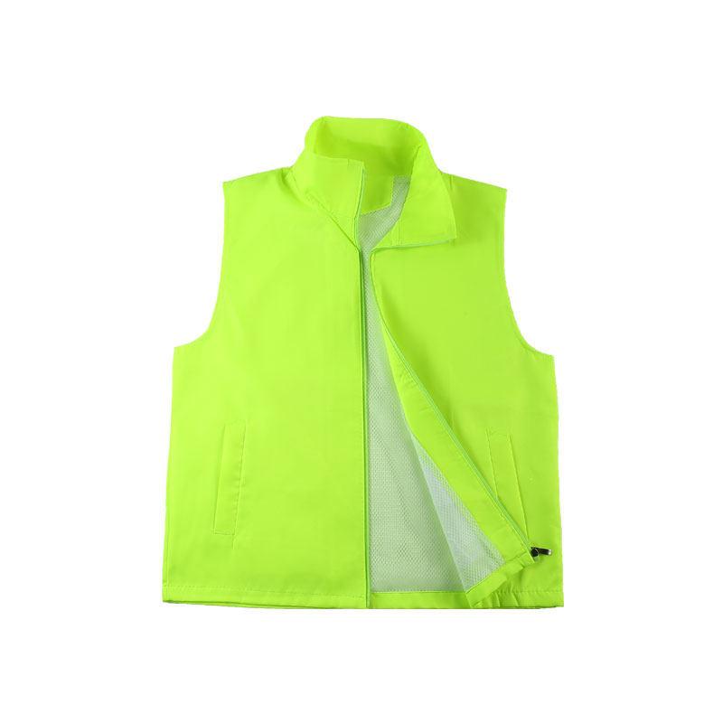 Red Volunteer Vest with Logo for Public Welfare Events 3XL зелёный