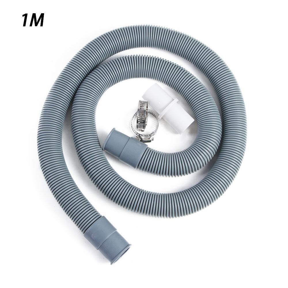 Plastic Dishwasher Deodorant Bathroom accessory Extension Pipe Sink Drain Hose Plumbing Hoses 100CM