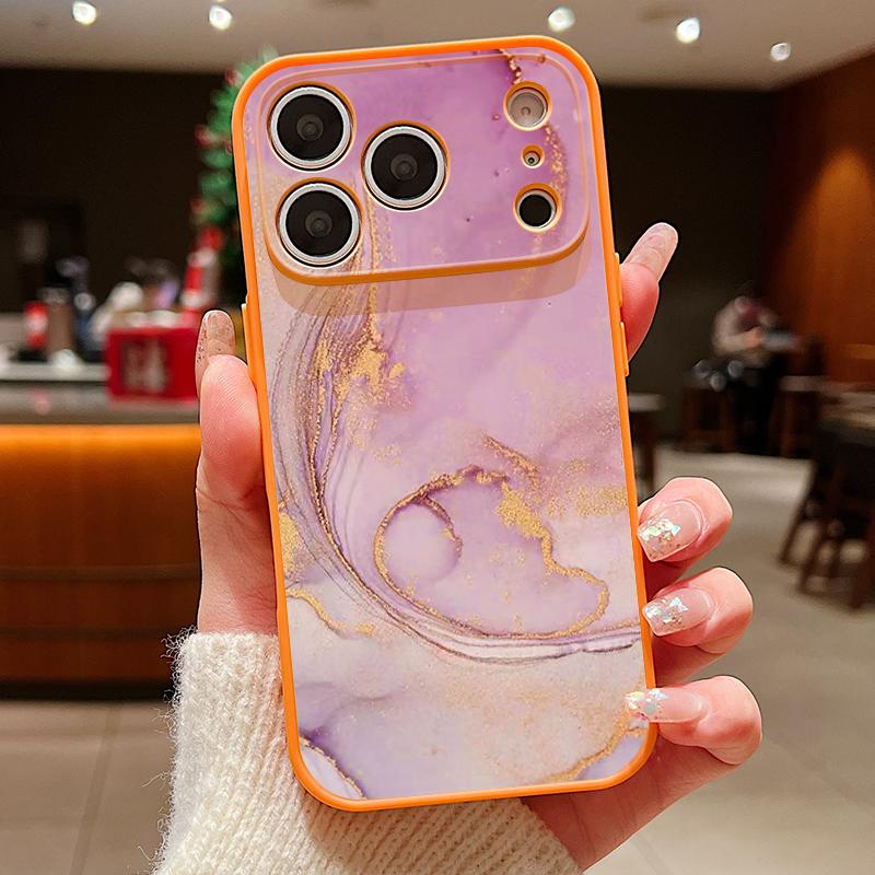 Aquarell Marmor Hülle Für iPhone 17 18 Pro Max Für iPhone 16 15 14 13 Pro Max Magnetisch Für Magsafe Hautgefühl Hybride Handyhülle