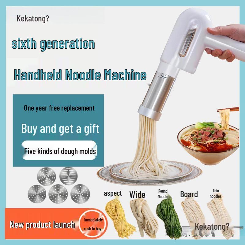 Rechargeable Wireless Handheld Automatic Noodle Maker - Multifunctional Electric Pasta Machine