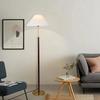Modern Minimalist Floor Lamp: High-End Fabric Standing Light for Living Room, Study, or Bedroom.