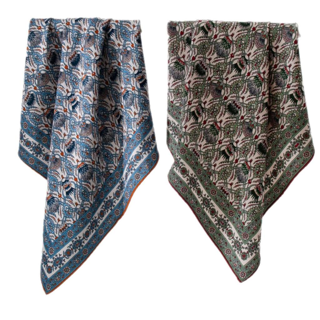 Silk Wool Square Scarf: Women's Elegant Sunshade Shawl - Light Luxury & High-End Style Neck Warmer for Autumn