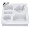 Sofa Cup Holder Tray with Phone Stand Silicone Plastic Couch   Drink Holder for Bed Car Remote Control Snacks and Other Items