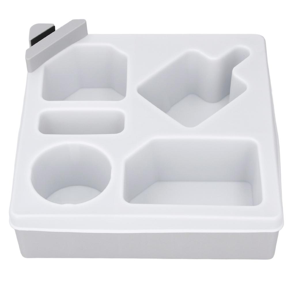 Sofa Cup Holder Tray with Phone Stand Silicone Plastic Couch   Drink Holder for Bed Car Remote Control Snacks and Other Items