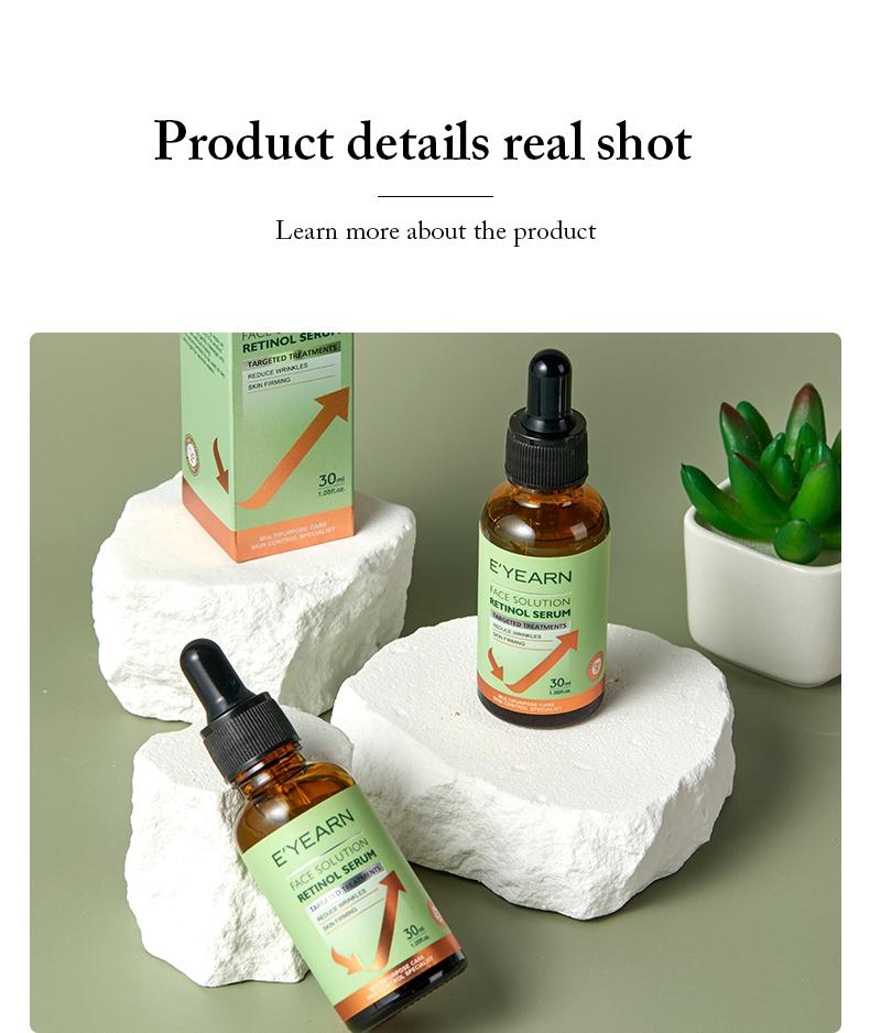 Retinol Wrinkle Face Serum Hyaluronic Acid Pore Shrink Moisturizing Lifting Facial Essence Skin Care Products Beauty
