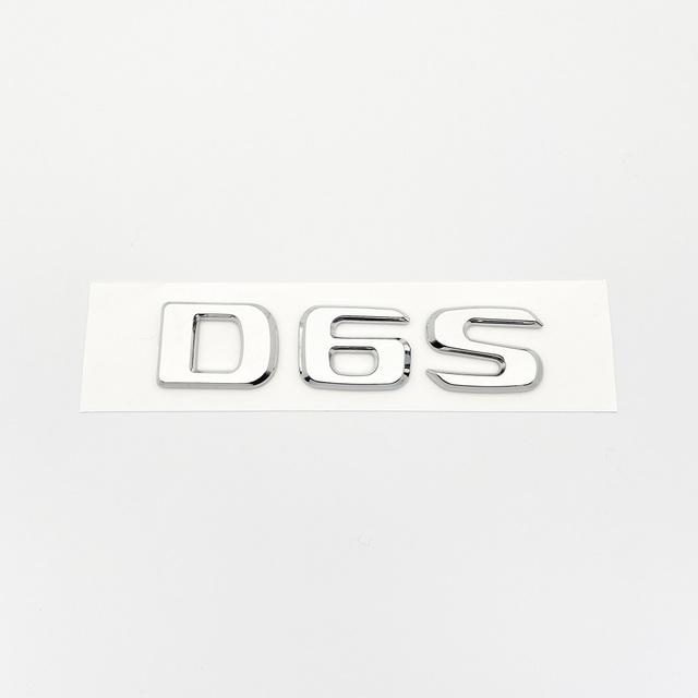 Lettere Argento Cromato 550G 4X4 850 550 D35 B40 D6S B63 Emblema per Mercedes Benz Brabus G Auto Parafango Bagagliaio Posteriore W464 Adesivo Logo