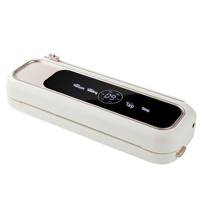 

Машина для консервирования продуктов Вакуумная упаковочная машина Бытовая вакуумная упаковка для сухой и влажной упаковки двойного назначения с изолированным выключателем EU Plug белый