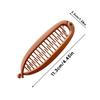 Korean Style Elliptical Hair Clip with Simple and Exquisite Back of The Head Banana Clip Hair Accessories