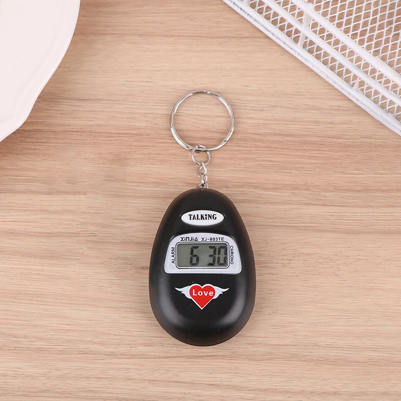 A Talking Clock That Speaking The Time In English Digital Alarm Clock For The Blind, Elders Or Children Time Reporting Chime