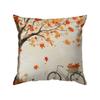 Home Decor Autumn Trees & Bicycles Decorative Pillow Covers Pattern Cushion Cover Suitable For Sofa Bedroom Car Pillow Cover