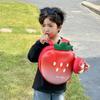 Cute Strawberry-shaped Eggshell Backpack for Children, A Casual and Fashionable Backpack for Boys and Girls