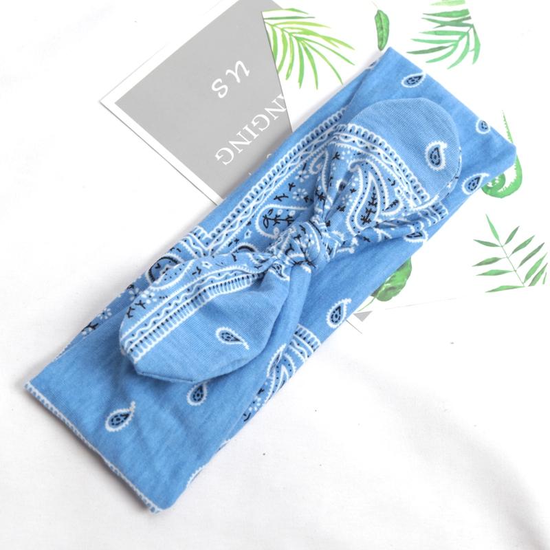 

Vintage Soft Paisley Cashew Flowers Hair Bands Pilates Elastic Yoga Headband Fitness Running Cycling Sweatband Hair Hoop Makeup небесно-голубой