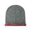 Double-sided Knitted Stacked Hat Streetwear Brimless Beanie Cap Pullover Cap  Women Girls