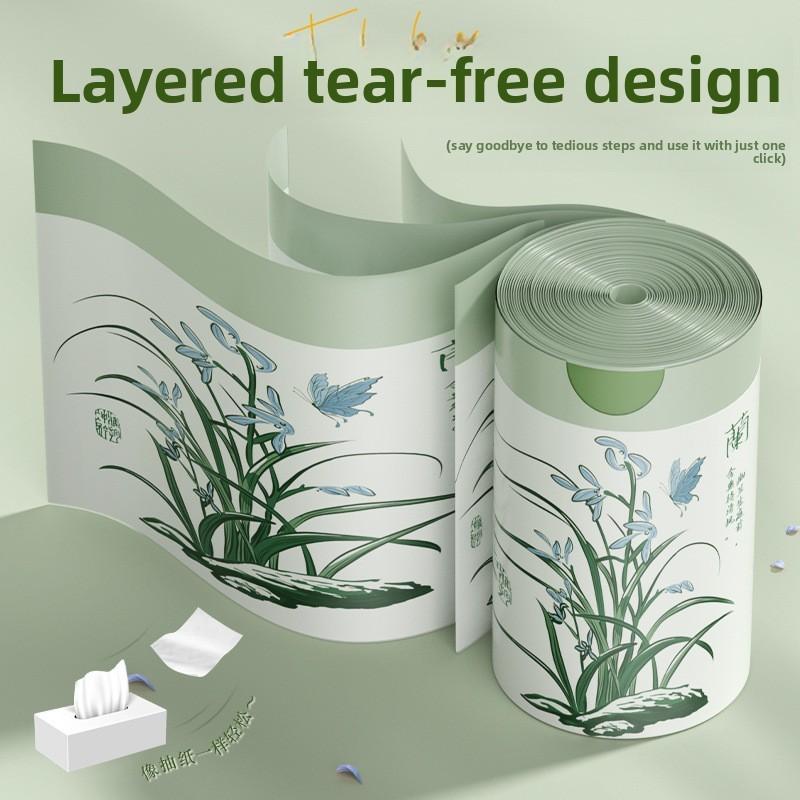 Home Use Heavy Duty Garbage Bags With Drawstring And Print Design For Kitchen Waste Disposal