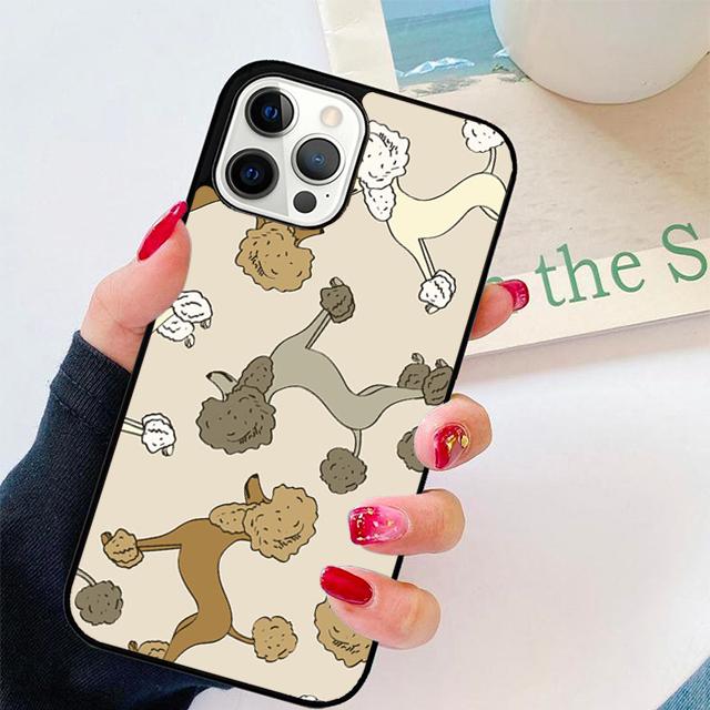 Beagle Poodle Mum Dog Colorful Phone Case Cover for iPhone 16 15 12 mini 11 13 14 Pro Max SE 2020 Apple 6S 7 8 Plus Coque