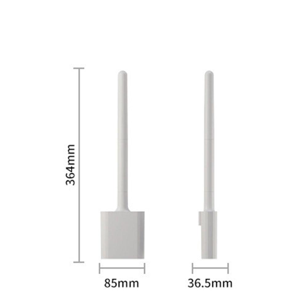 Wall Mounted Toilet Brush Replacement Long Handled Silicone Toilet Brushes Quick Drying Soft Bristles Toilet Bidet Bathroom Set