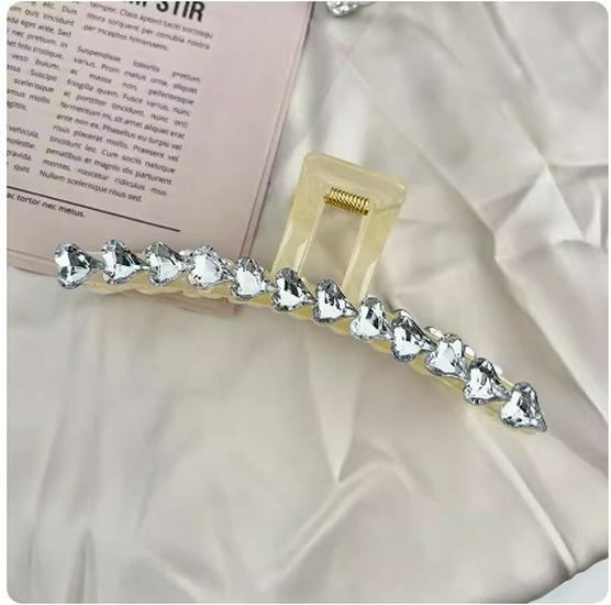 

Темпераментная любовь Стразы Головной убор Заколка для волос - Большая заколка-акула для женщин