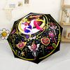 Sailor Moon Adventure Ombrello Automatico Portatile Robusto 8 Stecche Pieghevole Essenziale da Viaggio alla Moda Regalo Spirituale