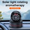 Car Interior Decoration Solar Powered Wheel Rotating Perfume Diffuser Decoration Vehicle Wheel Rotating Air Freshener