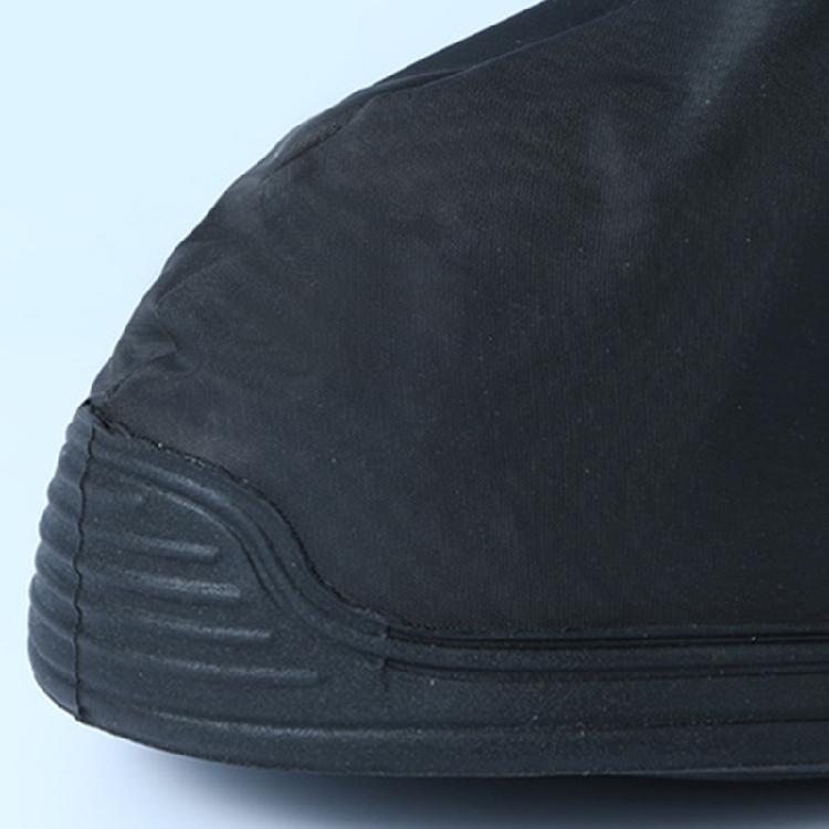 Watertight Shoe Cover Reusable Antislip Wear-Resistant Rain Shoe Cover with Zippers for Outdoor Cycling Camping Fishing