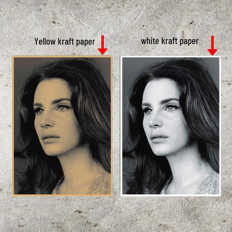 Large Vintage Lana Del Rey Music Star Poster - European & American Style Wall Art