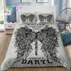 Walking Dead Daryl Dixon Wings Mark Bedding Set Single Twin Full Queen King Size Bed Set Adult Boys Bedroom 3D Print