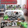 3pcs Duvet Cover Set (1*Duvet Cover + 2*Pillowcase, Without Core), Custom Name Borussia Monchengladbach Pattern Bedding Set, Home Bedroom Decor Gift