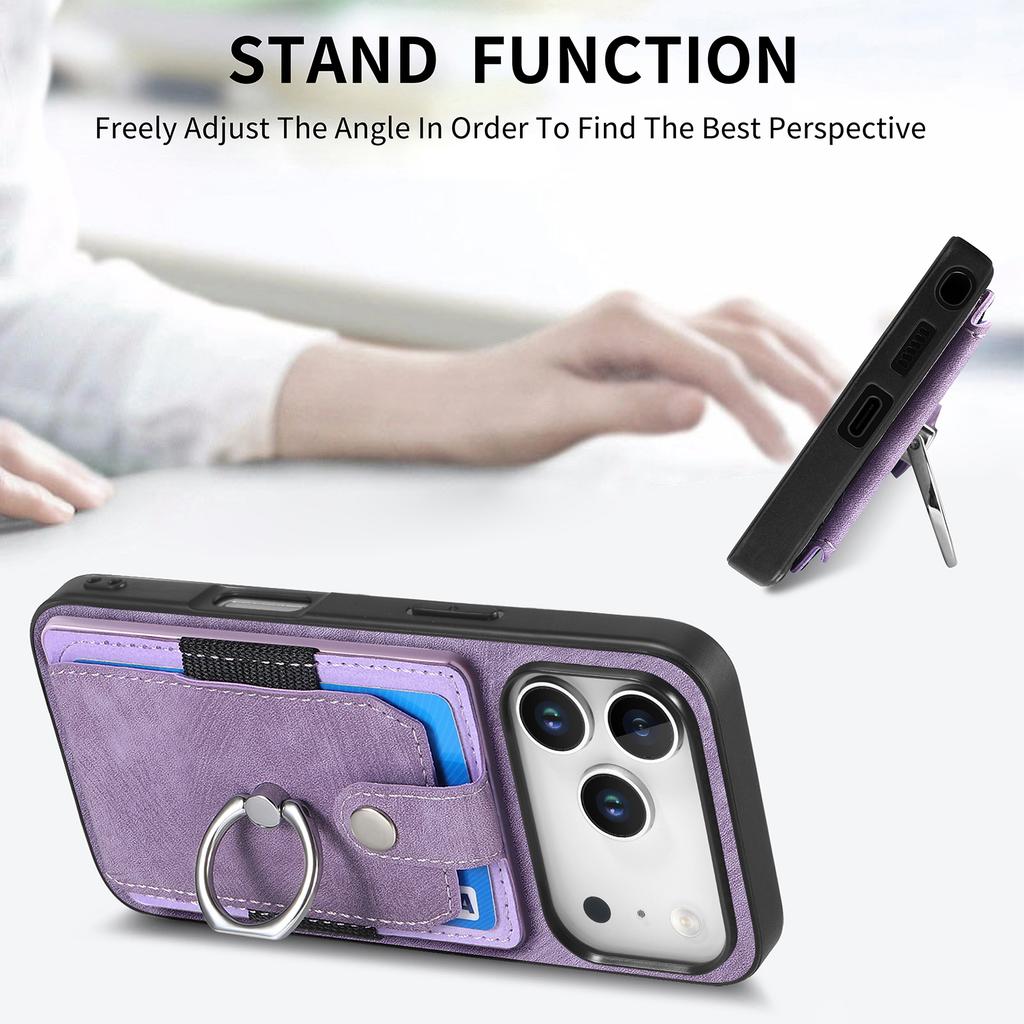 For Samsung Galaxy S26 Ultra Phone Case Tri-Fold Wallet Kickstand PU Leather + TPU Back Cover