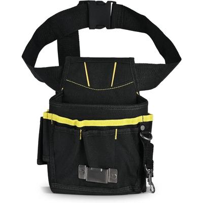 Multifunctional Tool Waist Bag with Multiple Pockets Adjustable Waist Strap Organizer for Tools, Screwdrivers,Tapes,Electricians
