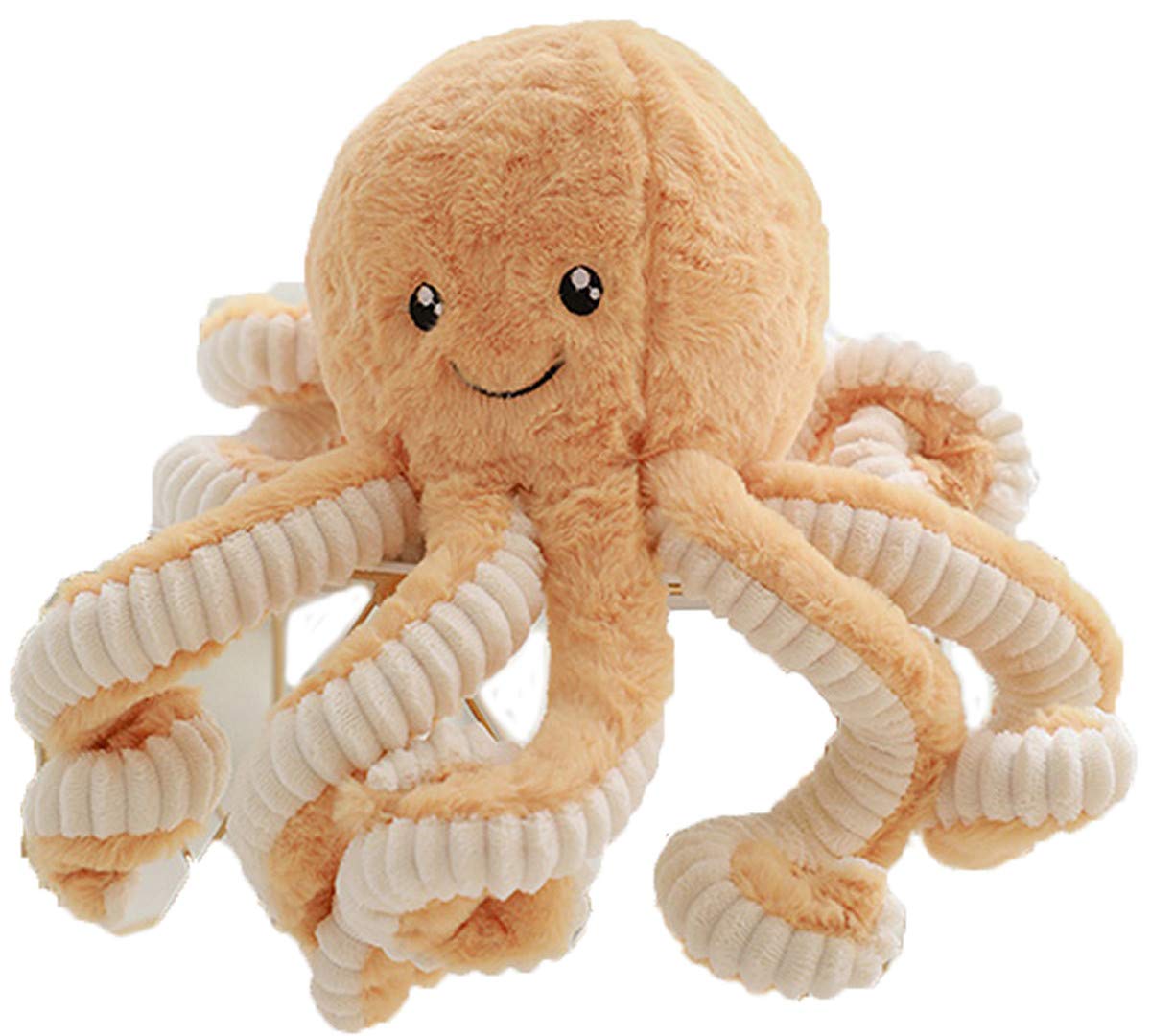 

YYFRIEND Cute Plush Simulation Octopus Toy Pillow Home Decor коричневый