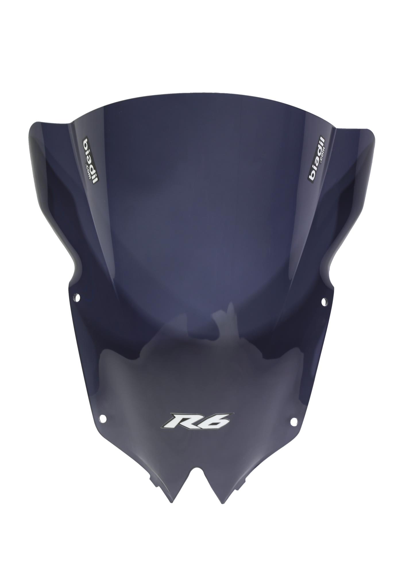 

Biadil 2008-2016 Yamaha YZF R6 Совместимое двойное лобовое стекло тёмно-дымчатое