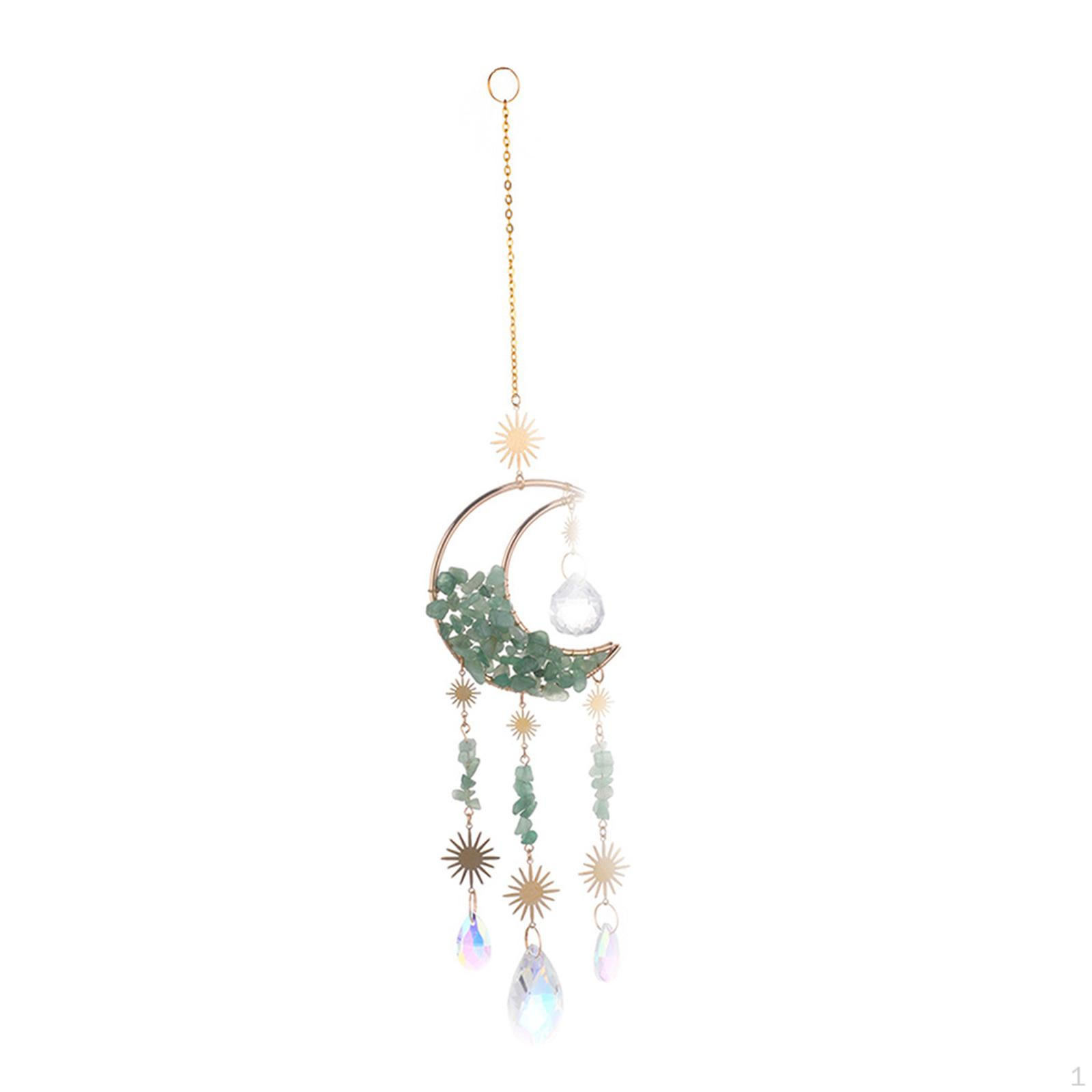 Celestial Moon Pendant with Harmony Wind Chime for Home Decor